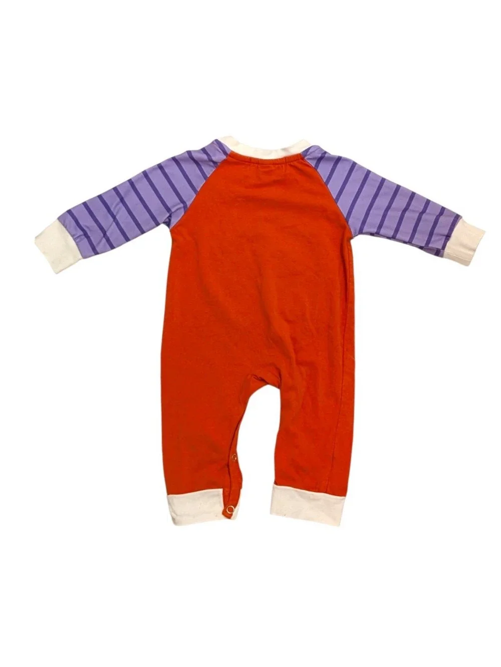 Baby Halloween Romper Ghost Spider Monster Truck Applique Purple Striped 3M